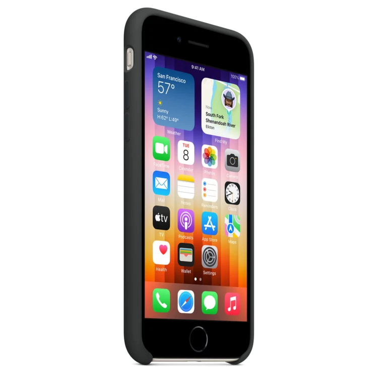 Etui Apple iPhone SE 2020 silikonowe (północ)