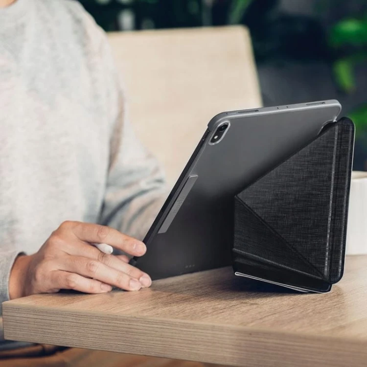 Etui Moshi VersaCover origami iPad Pro 11" z ładowaniem Apple Pencil Metro Black (czarne)