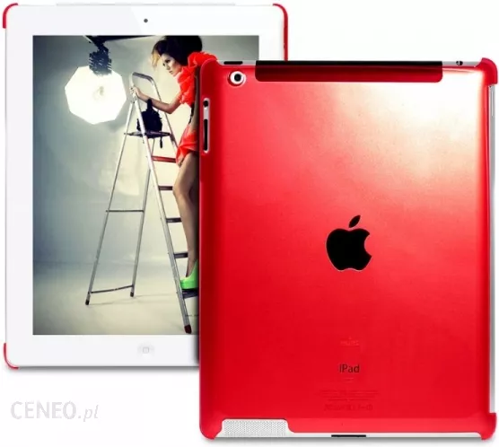 Etui Puro iPad 2/Nowy iPad Crystal Fluo (czerwone)