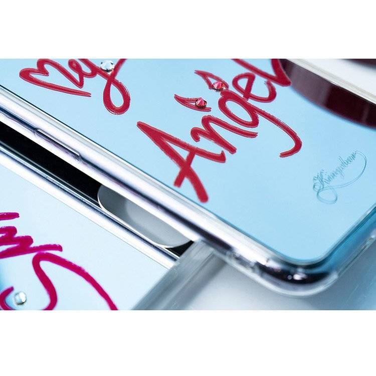 Etui Kingxbar Wish Series iPhone 11 Angel z Kryształami Swarovskiego (przezroczyste)
