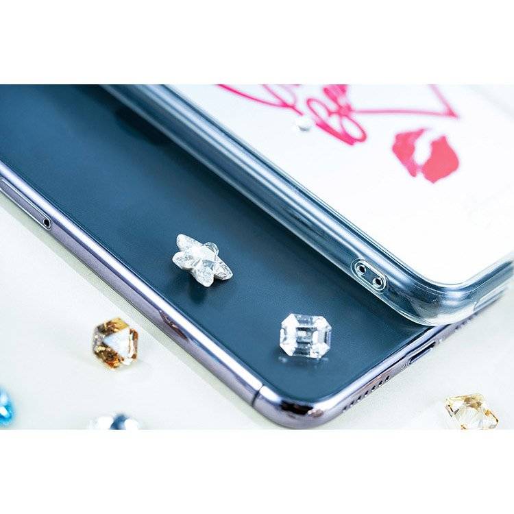 Etui Kingxbar Wish Series iPhone 11 Angel z Kryształami Swarovskiego (przezroczyste)