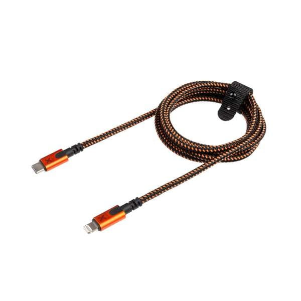 Kabel XTORM Xtreme USB-C to Lightning 1.5m (zebra)