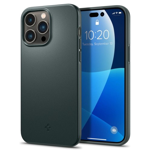 Etui SPIGEN Thin Fit iPhone 14 Pro Max (ciemno-zielony)