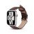 Pasek do Apple Watch Crong 38/40/41 mm Noble skórzany (brązowy)