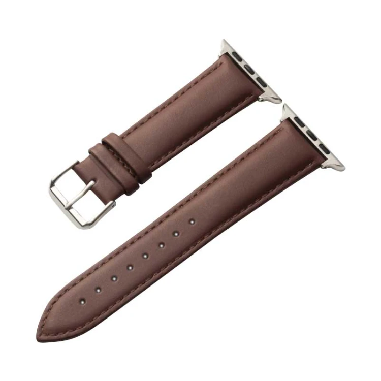 Pasek do Apple Watch Crong 38/40/41 mm Noble skórzany (brązowy)