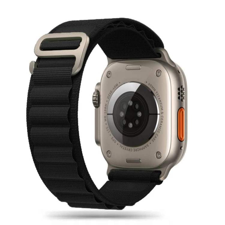 Pasek do Apple Watch Tech-Protect Nylon Pro 42/44/45/49mm (czarny)