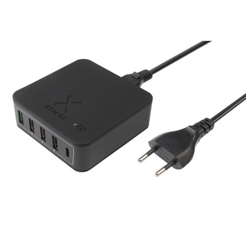 Stacja ładująca XTORM Cube Pro 4xUSB 1xUSB-C (czarna)