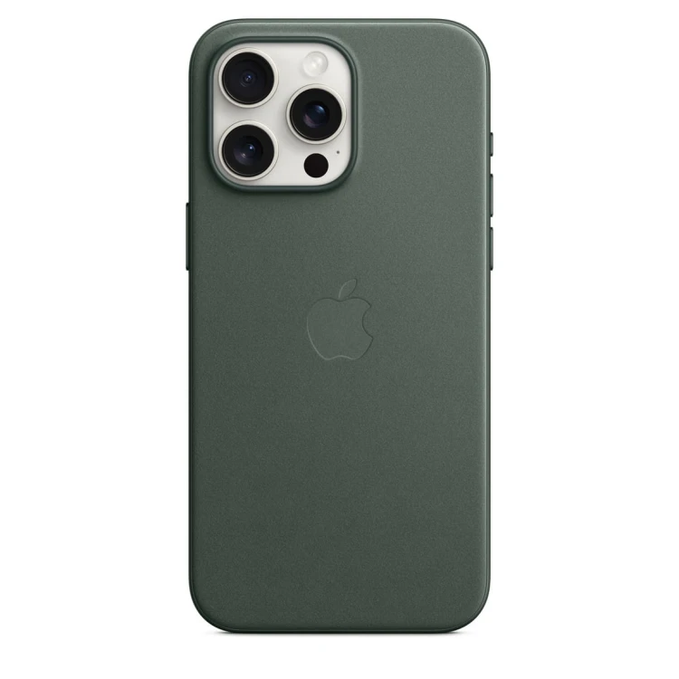 Etui Apple iPhone 15 Pro Max FineWoven Case with MagSafe - Evergreen (wieczna zieleń)