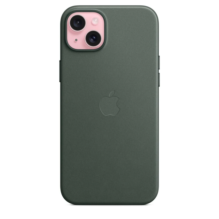 Etui Apple iPhone 15 Plus FineWoven Case with MagSafe - Evergreen (wieczna zieleń)