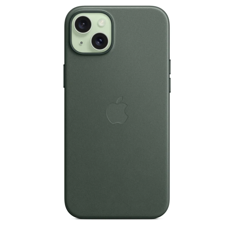 Etui Apple iPhone 15 Plus FineWoven Case with MagSafe - Evergreen (wieczna zieleń)