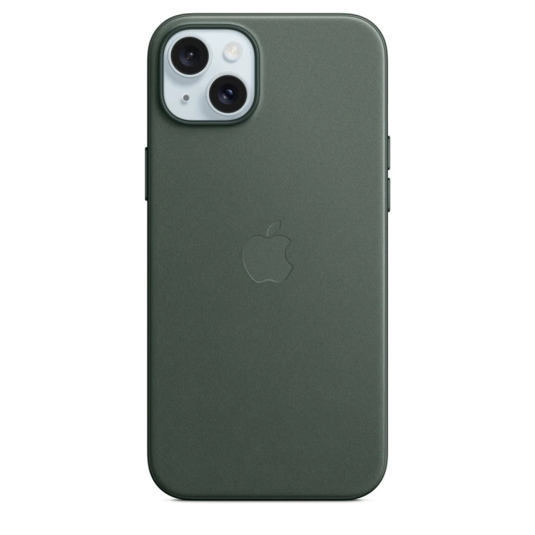 Etui Apple iPhone 15 Plus FineWoven Case with MagSafe - Evergreen (wieczna zieleń)