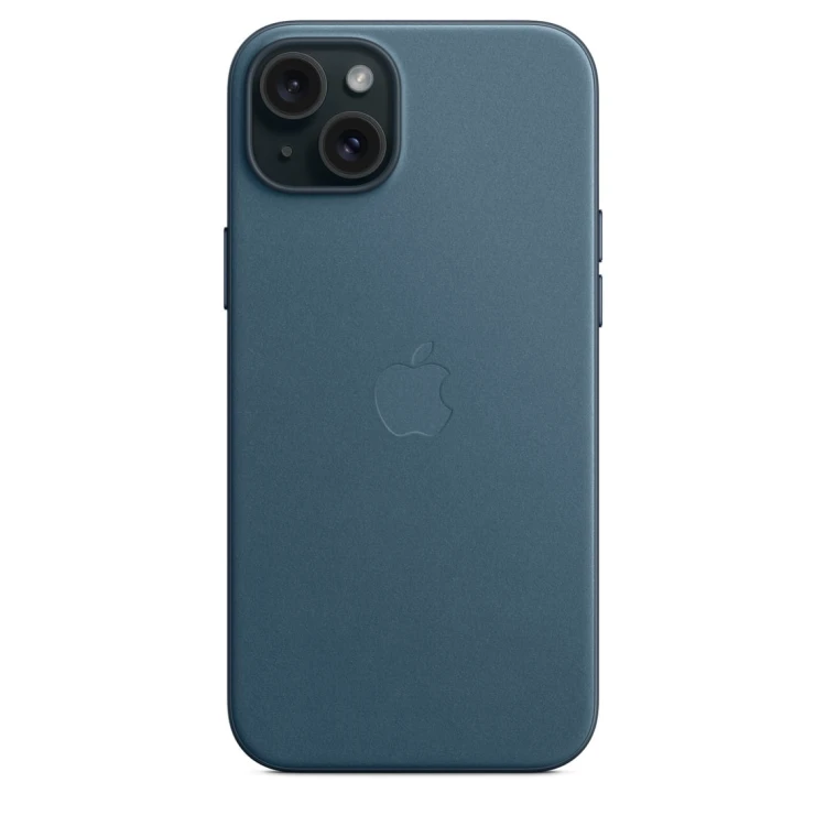 Etui Apple iPhone 15 Plus FineWoven Case with MagSafe - Pacific Blue (głębia oceanu)
