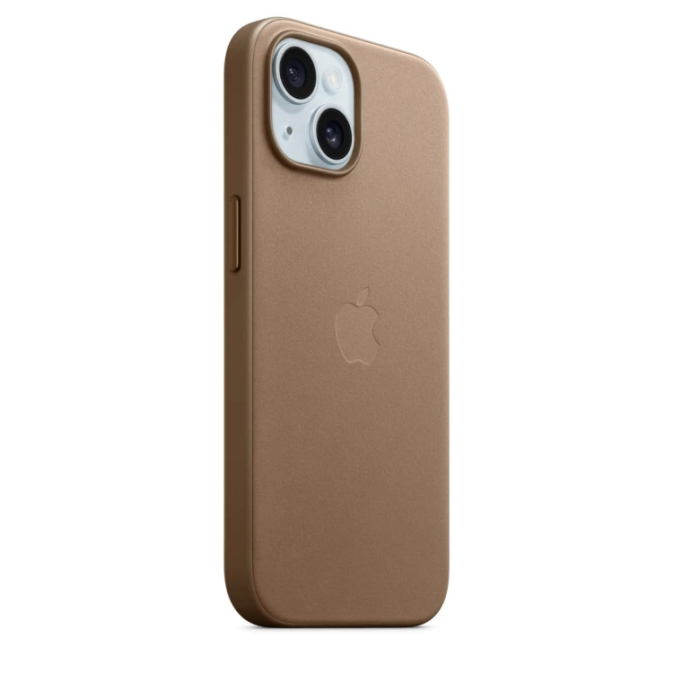 Etui Apple iPhone 15 FineWoven Case with MagSafe - Taupe (jasnobeżowy)