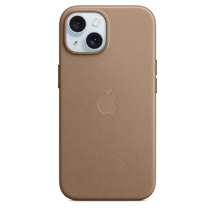Etui Apple iPhone 15 FineWoven Case with MagSafe - Taupe (jasnobeżowy)