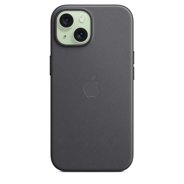 Etui Apple iPhone 15 FineWoven Case with MagSafe - Black (czarny)
