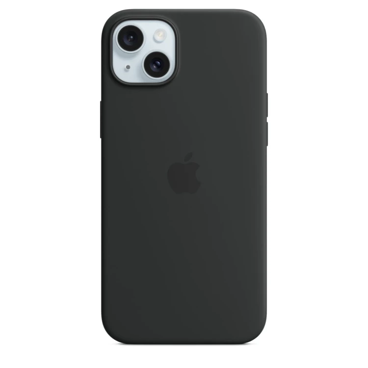 Etui Apple iPhone 15 Plus Silicone Case with MagSafe - Black (czarny)