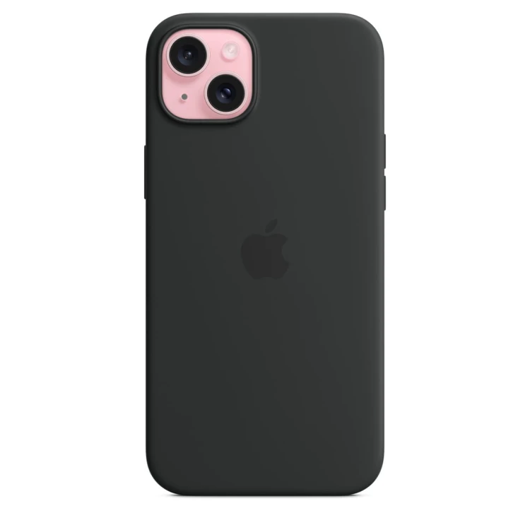 Etui Apple iPhone 15 Plus Silicone Case with MagSafe - Black (czarny)