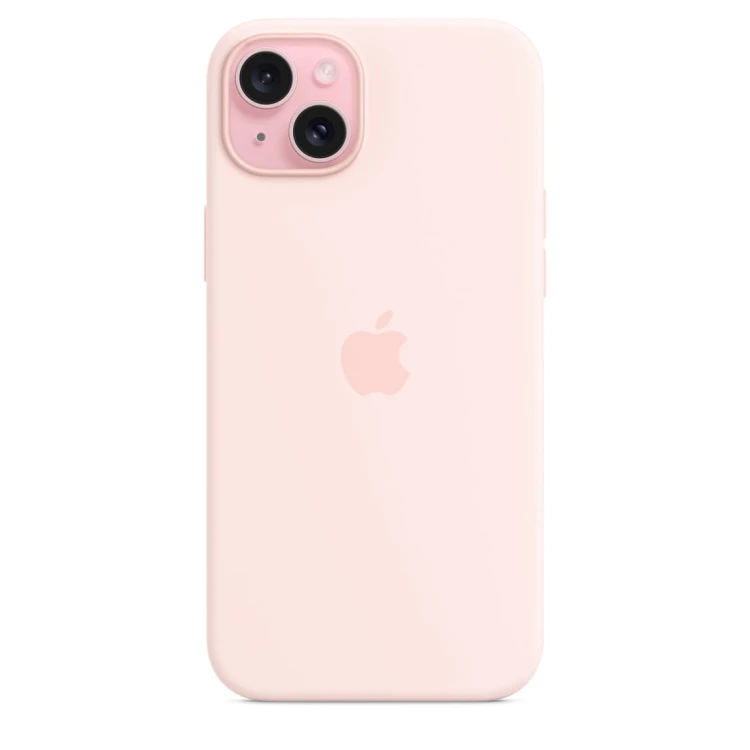 Etui Apple iPhone 15 Plus Silicone Case with MagSafe - Light Pink (jasnoróżowy)