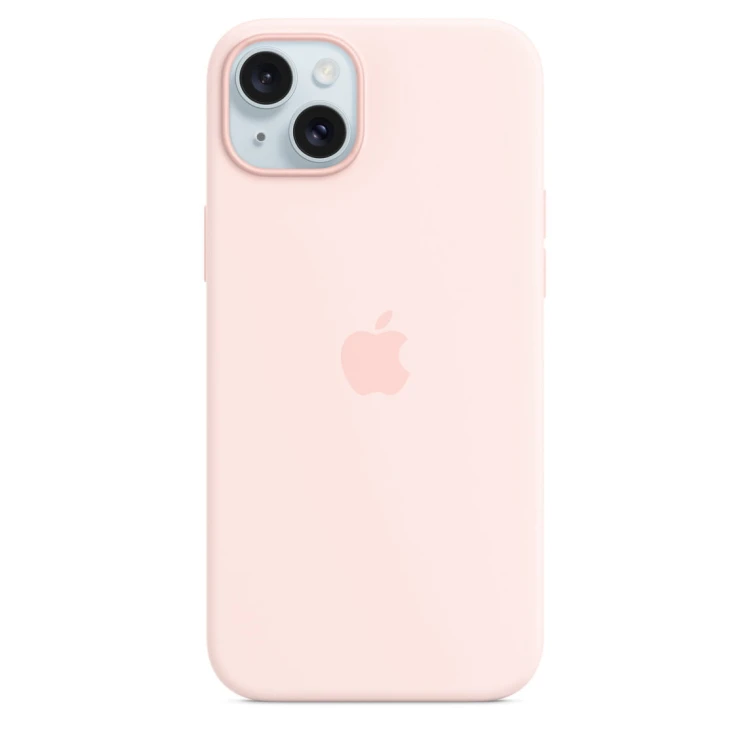 Etui Apple iPhone 15 Plus Silicone Case with MagSafe - Light Pink (jasnoróżowy)