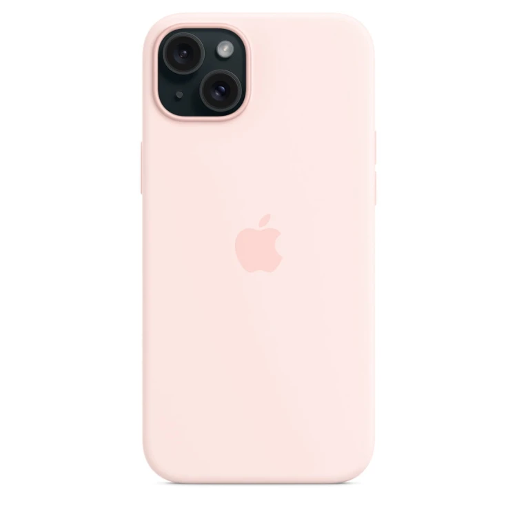 Etui Apple iPhone 15 Plus Silicone Case with MagSafe - Light Pink (jasnoróżowy)