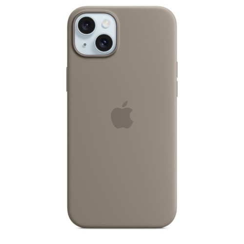 Etui Apple iPhone 15 Plus Silicone Case with MagSafe - Clay (popielaty brąz)