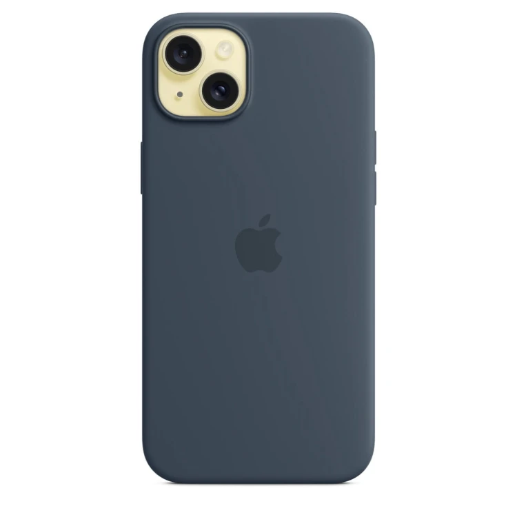 Etui Apple iPhone 15 Plus Silicone Case with MagSafe - Storm Blue (sztormowy błękit)