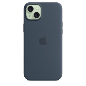 Etui Apple iPhone 15 Plus Silicone Case with MagSafe - Storm Blue (sztormowy błękit)