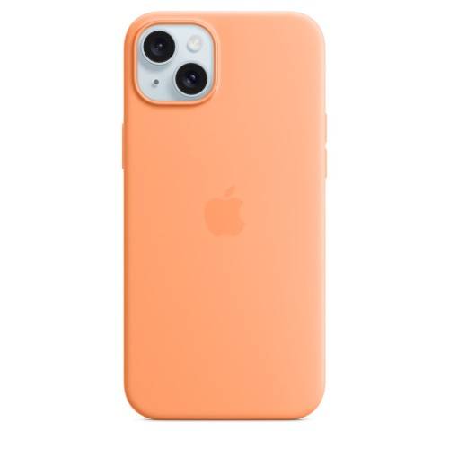 Etui Apple iPhone 15 Plus Silicone Case with MagSafe - Orange Sorbet (pomarańczowy sorbet)