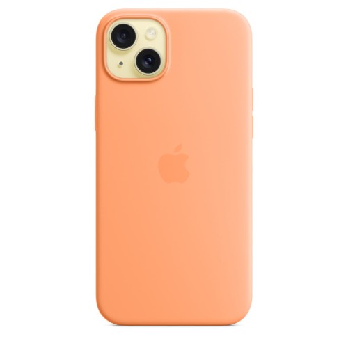 Etui Apple iPhone 15 Plus Silicone Case with MagSafe - Orange Sorbet (pomarańczowy sorbet)