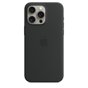 Etui Apple iPhone 15 Pro Max Silicone Case with MagSafe - Black (czarny)