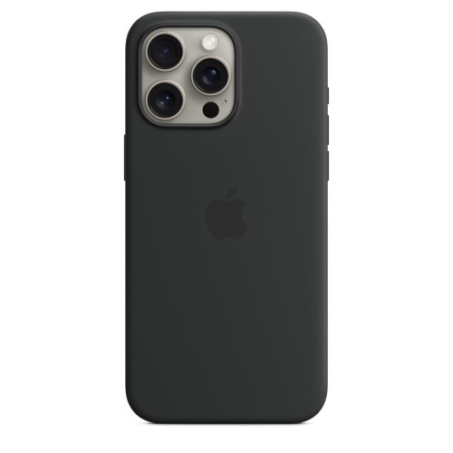 Etui Apple iPhone 15 Pro Max Silicone Case with MagSafe - Black (czarny)