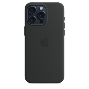 Etui Apple iPhone 15 Pro Max Silicone Case with MagSafe - Black (czarny)