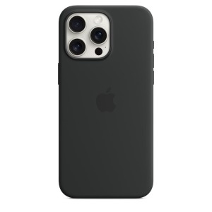Etui Apple iPhone 15 Pro Max Silicone Case with MagSafe - Black (czarny)
