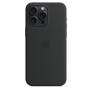 Etui Apple iPhone 15 Pro Max Silicone Case with MagSafe - Black (czarny)