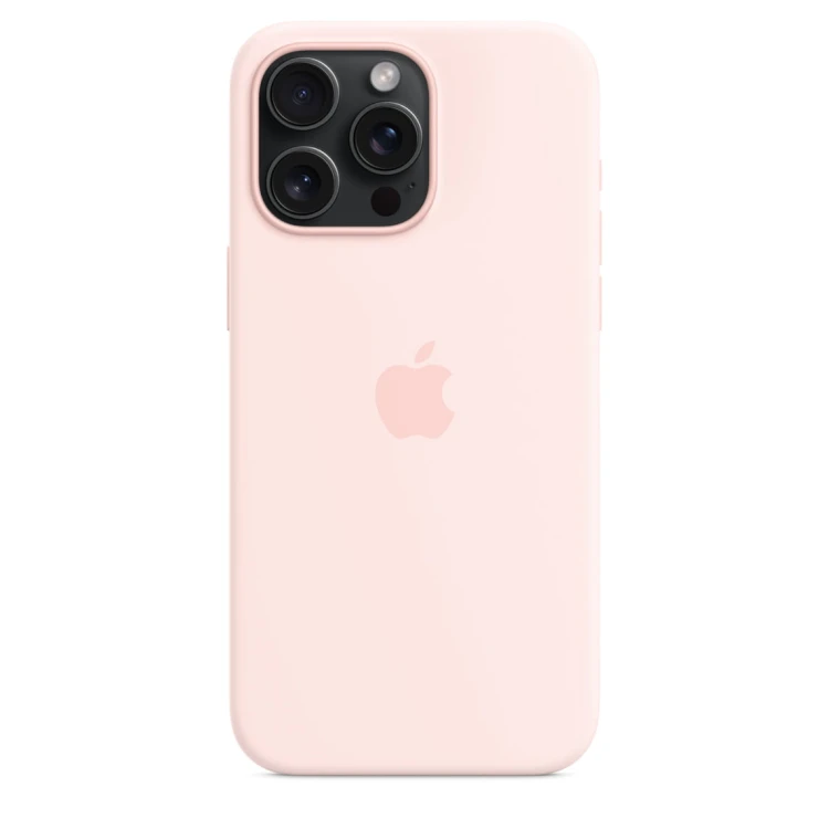 Etui Apple iPhone 15 Pro Max Silicone Case with MagSafe - Light Pink (jasnoróżowy)