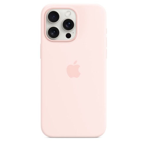 Etui Apple iPhone 15 Pro Max Silicone Case with MagSafe - Light Pink (jasnoróżowy)