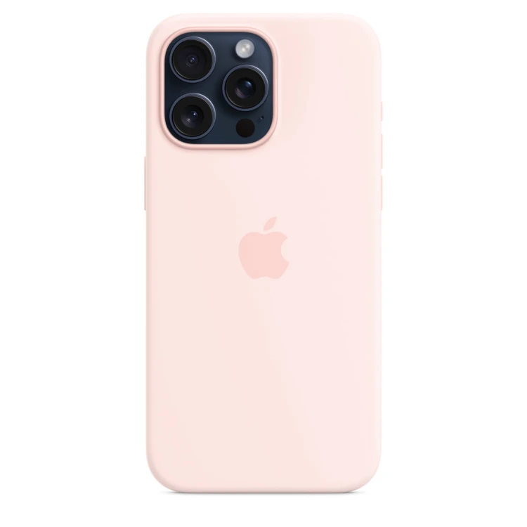 Etui Apple iPhone 15 Pro Max Silicone Case with MagSafe - Light Pink (jasnoróżowy)