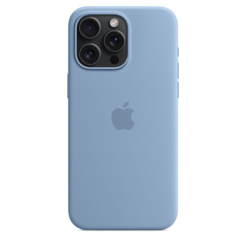 Etui Apple iPhone 15 Pro Max Silicone Case with MagSafe - Winter Blue (zimowy błękit)