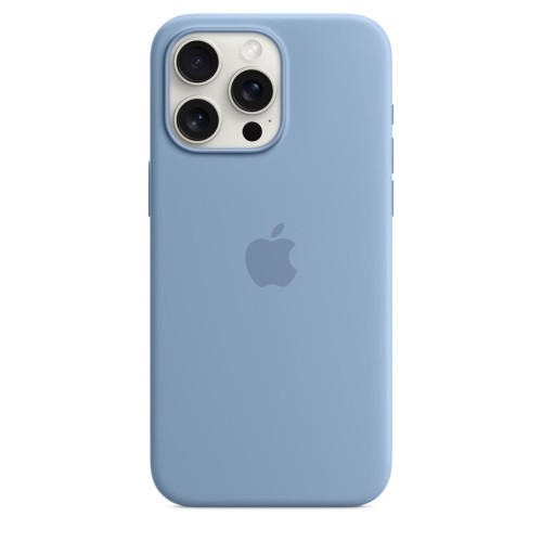 Etui Apple iPhone 15 Pro Max Silicone Case with MagSafe - Winter Blue (zimowy błękit)
