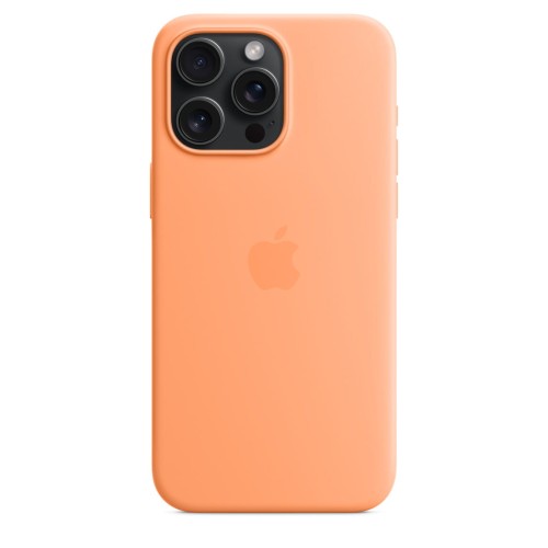 Etui Apple iPhone 15 Pro Max Silicone Case with MagSafe - Orange Sorbet (pomarańczowy sorbet)
