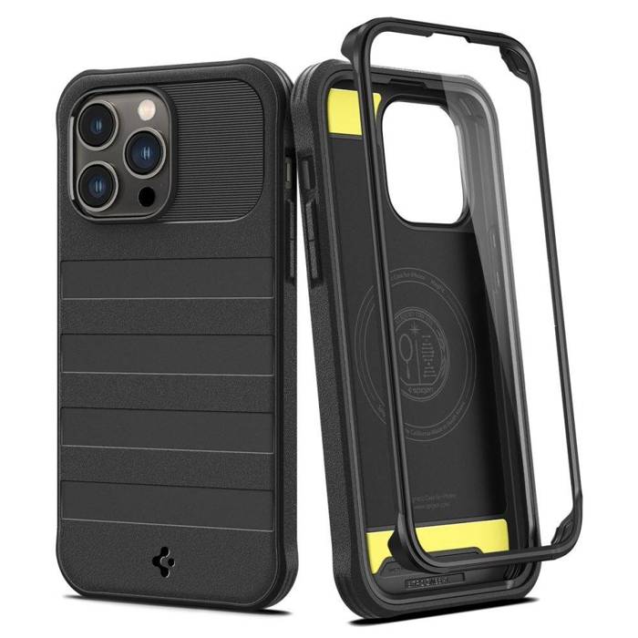Etui Spigen Geo Armor 360 Mag Magsafe iPhone 14 Pro Max (czarny)