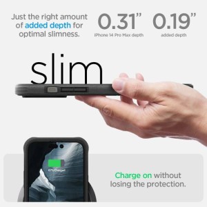 Etui Spigen Geo Armor 360 Mag Magsafe iPhone 14 Pro Max (czarny)