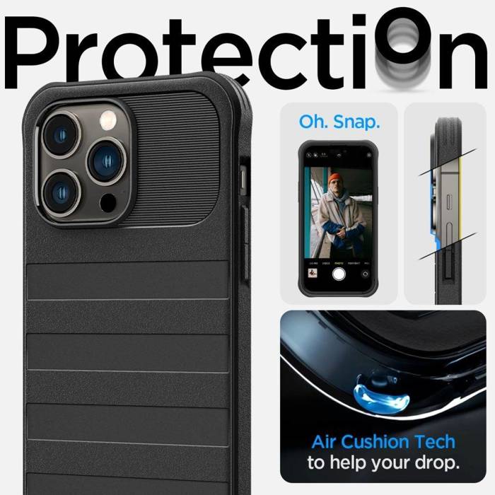 Etui Spigen Geo Armor 360 Mag Magsafe iPhone 14 Pro Max (czarny)