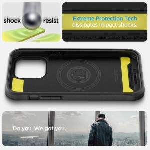 Etui Spigen Geo Armor 360 Mag Magsafe iPhone 14 Pro Max (czarny)