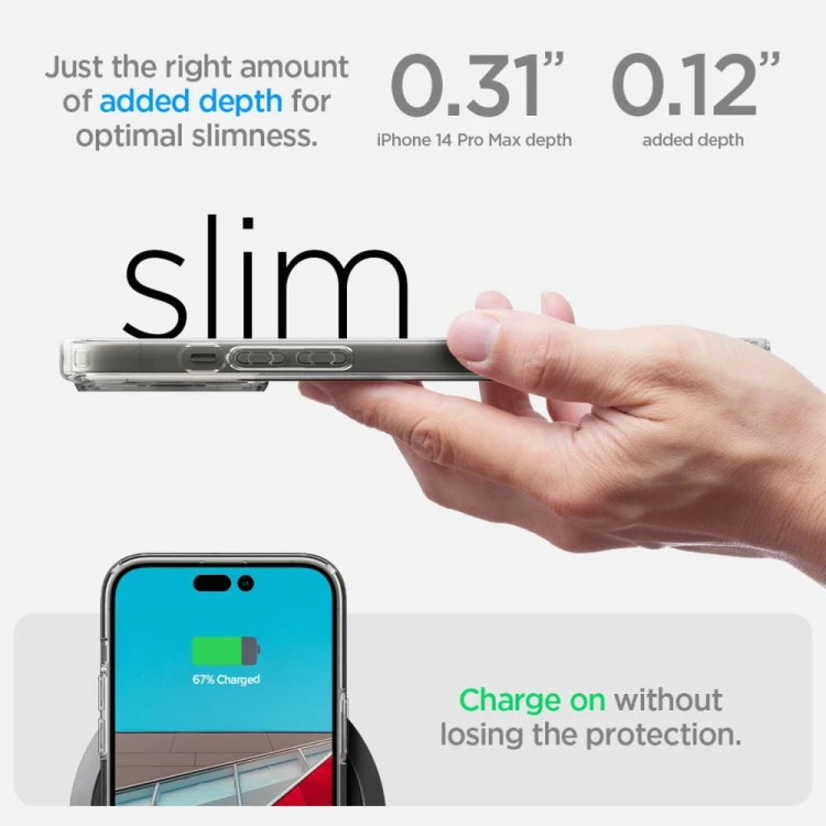 Etui Spigen Ultra Hybrid iPhone 14 Pro Max (przezroczysty)