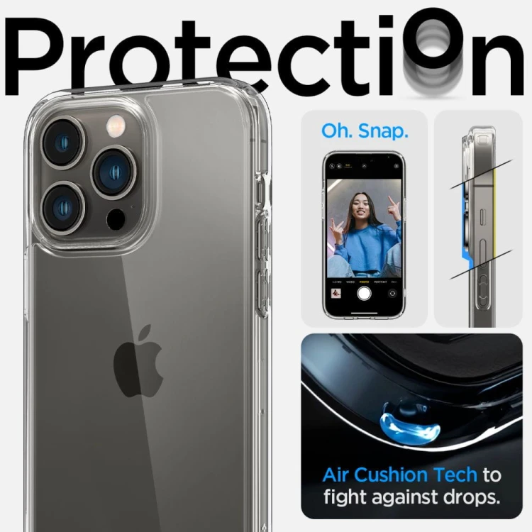 Etui Spigen Ultra Hybrid iPhone 14 Pro Max (przezroczysty)