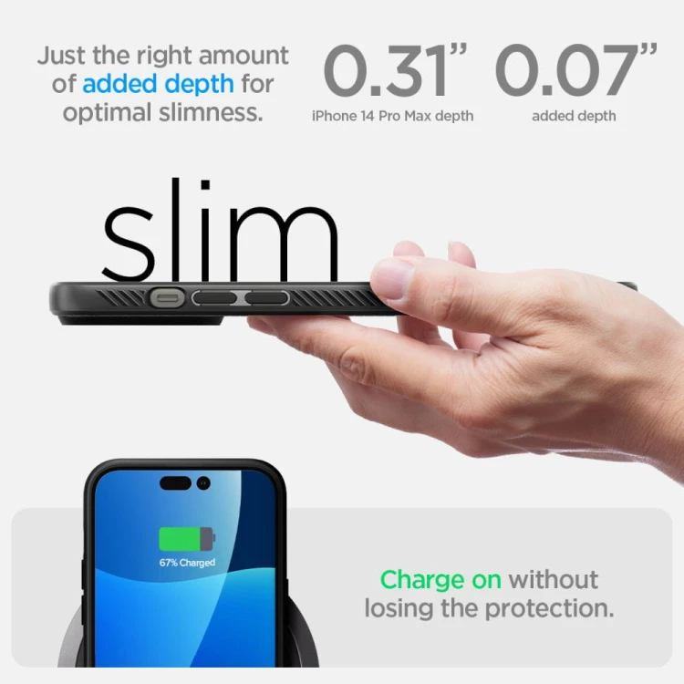 Etui Spigen Liquid Air iPhone 14 Pro Max (czarny)