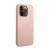 Etui GUESS Saffiano Metal Logo Stripes iPhone 14 Pro Max (różowy)