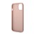 Etui GUESS Saffiano Metal Logo Stripes iPhone 14 (różowy)