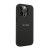 Etui GUESS Saffiano Metal Logo Stripes iPhone 14 Pro Max (czarny)